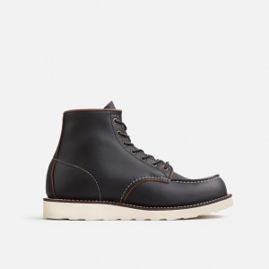 Red Wing 6-Inch Boot in Black Prairie Leather | CYSLM-9534