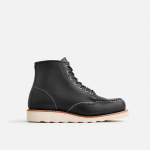 Red Wing 6-Inch Classic Short Boot in Black Boundary Leather | OGLDR-4950