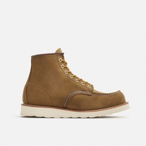 Red Wing 6-inch Boot in Olive Mohave Leather | RDUFI-2413