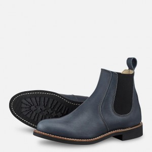 Red Wing 6-inch Chelsea Short Boot in Indigo Legacy Leather | WPKTB-9154