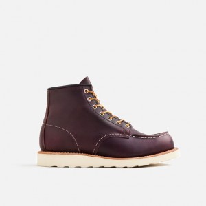 Red Wing 6-inch boot in Black Cherry Excalibur Leather | WJMIC-4928