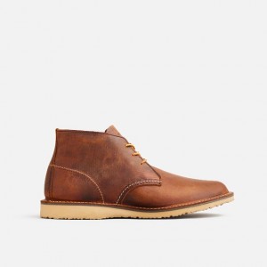 Red Wing Chukka in Copper Rough & Tough Leather | JMUNS-0485