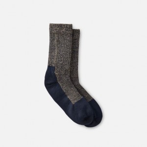 Red Wing Deep Toe-Capped Crew Sock in Navy | YVHSL-2168