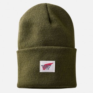Red Wing Knit Watch Hat in Green | QHWZE-6257