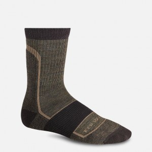 Red Wing Merino Wool Blend Crew Sock in Brown | ARDBV-7458