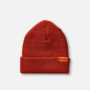 Red Wing Merino Wool Knit Hat in Rust | NVERG-4806