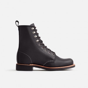 Red Wing Short Boot in Black Boundary Leather | EYSHU-0276