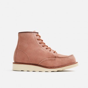 Red Wing Short Boot in Dusty Rose Abilene Leather | USJAG-9370