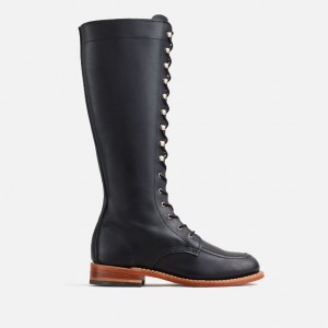 Red Wing Tall Boot in Black Boundary Leather | DOEXA-1378